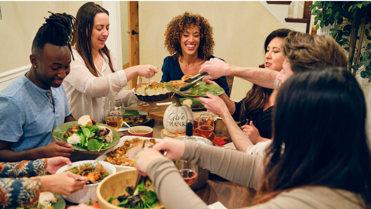 People Eating Healthy Food